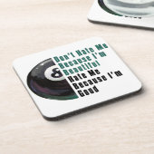 Dessous-de-verre Je suis belle, je vais bien 8 Ball (Côté gauche)