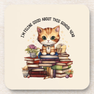 Dessous-de-verre Je suis Feline bon pour cette année scolaire