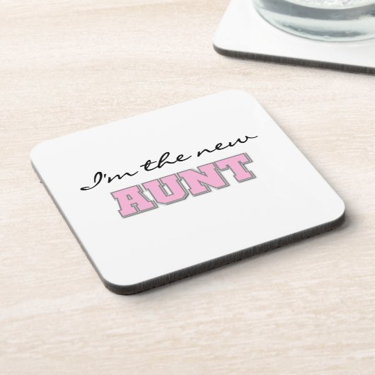 Dessous-de-verre Je suis la Nouvelle Tshirts et Cadeaux (Côté gauche)