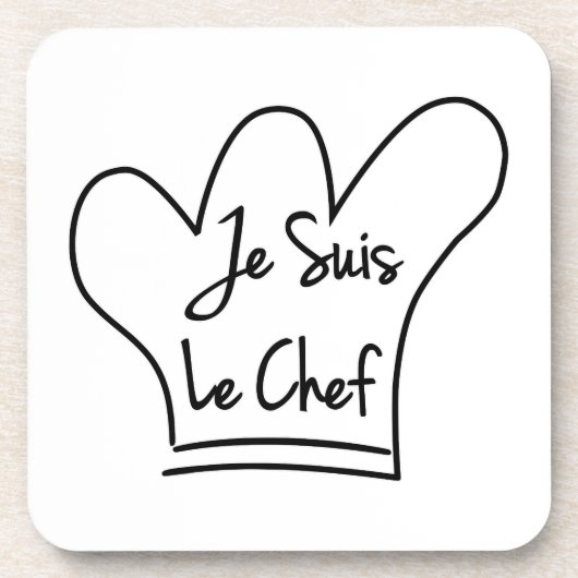 Dessous-de-verre Je Suis Le Chef (Devant)