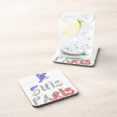 Dessous-de-verre Je Suis Paris Art Print (Côté Droit)