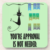 Dessous-de-verre Je suis qui je suis (Devant)