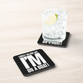 Dessous-de-verre Je suis sur un bateau (Côté Droit)