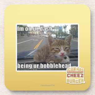 Dessous-de-verre Je suis sur votre tiret