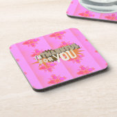 Dessous-de-verre Je vous remercie : Une expression sincère (Côté gauche)