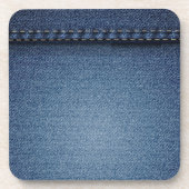 Dessous-de-verre Jean en denim (Devant)