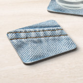 Dessous-de-verre Jeans bleus défraîchis (Côté gauche)