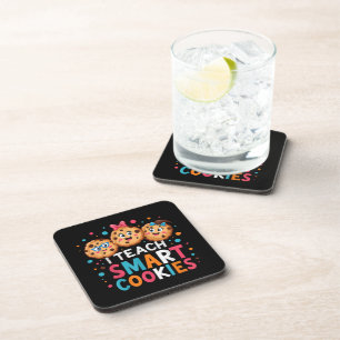 Dessous-de-verre J'enseigne aux cookies intelligents professeur de