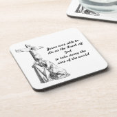 Dessous-de-verre Jésus Christ Crucifixion cross Bible Citations (Côté gauche)