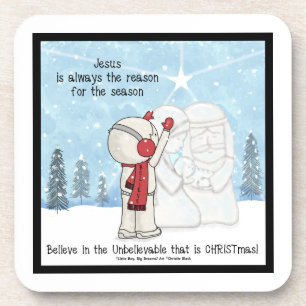 Dessous-de-verre Jésus est la raison de la saison