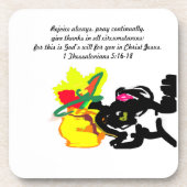 Dessous-de-verre jesus here (Devant)