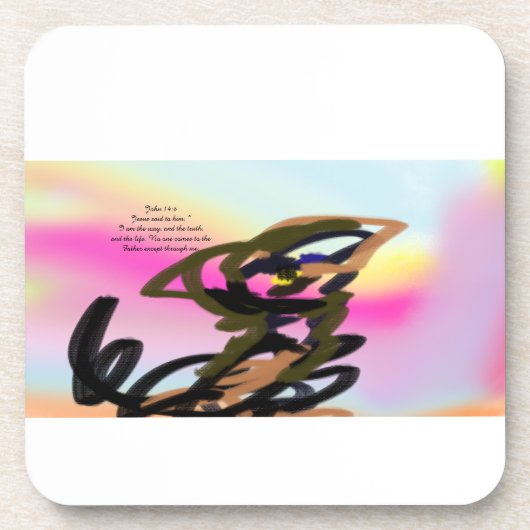 Dessous-de-verre jesus love (Devant)