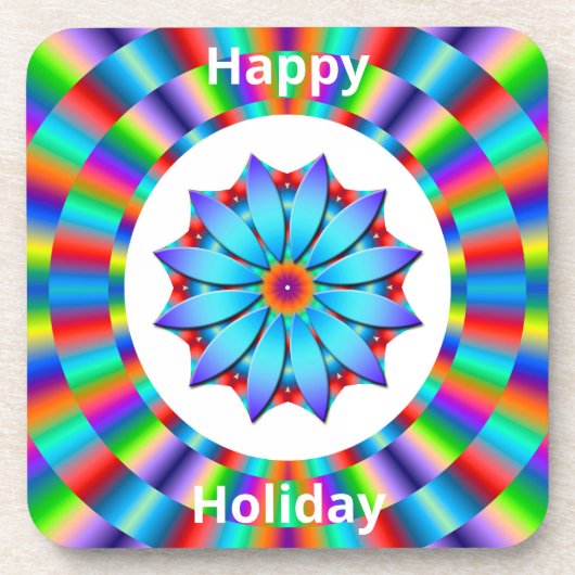 Dessous de verre Jeu De Conception Circulaire Fest (Devant)