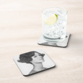 Dessous-de-verre Jeune femme (Côté Droit)