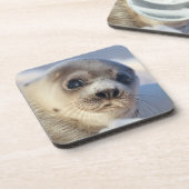 Dessous-de-verre Jeune phoque de harpé (Côté gauche)