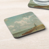 Dessous-de-verre John Constable| Harwich, The Low Lighthouse and B (Côté gauche)