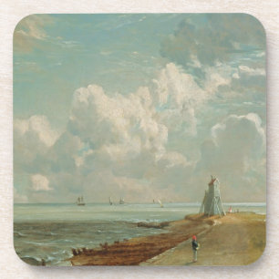 Dessous-de-verre John Constable  Harwich, The Low Lighthouse and B