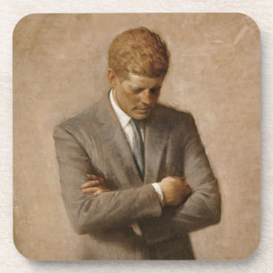 Dessous-de-verre John Kennedy Portrait de la Maison-Blanche préside