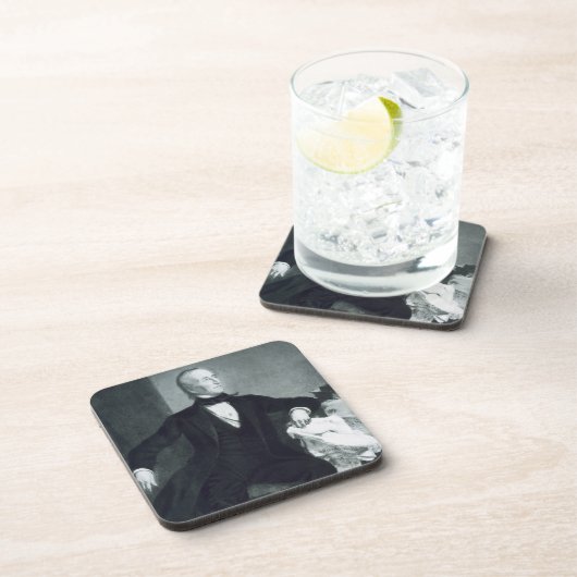 Dessous-de-verre John Tyler, 10ème Président des États-Unis de (Côté Droit)