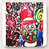 Dessous-de-verre Joie de neige (Devant)