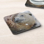 Dessous-de-verre Joint gris sur la glace (Côté gauche)