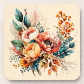 Dessous-de-verre Joli bouquet de chute de boho (Devant)