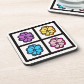 Dessous-de-verre Joli dessin de fleurs (Côté gauche)