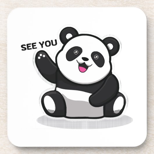 Dessous-de-verre joli petit panda (Devant)
