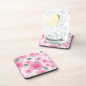 Dessous-de-verre Joli rose Fleur esthétique Serene Floral Charme (Côté Droit)