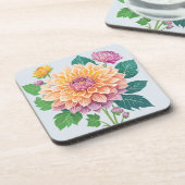 Dessous-de-verre Jolie Dahlia (Côté gauche)