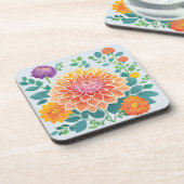 Dessous-de-verre Jolie Dahlia (Côté gauche)