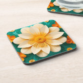 Dessous-de-verre Jolies fleurs 3d (Côté gauche)
