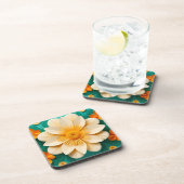 Dessous-de-verre Jolies fleurs 3d (Côté Droit)