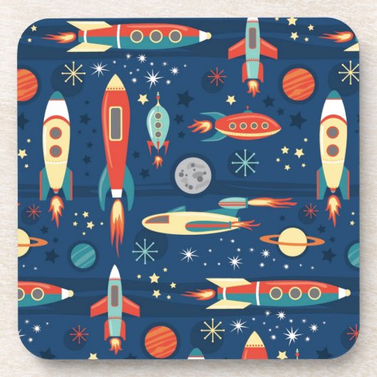 Dessous-de-verre Jouet vintage Rocket (Devant)