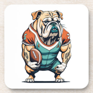 Dessous-de-verre Joueur de basketball amateur de chiens