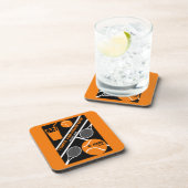 Dessous-de-verre Joueur de tennis de pelouse Art graphique (Côté Droit)