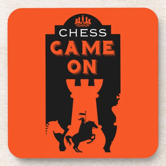 Dessous-de-verre Joueurs d'échecs (Devant)