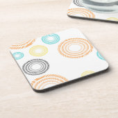 Dessous-de-verre Joueuse, tendance, cool, moderne, cercles simples (Côté gauche)