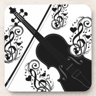 Dessous-de-verre Jouons,Violin_