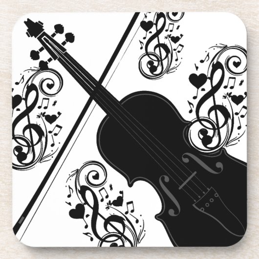 Dessous-de-verre Jouons,Violin_ (Devant)