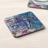 Dessous-de-verre Jours Abstraits (Côté gauche)