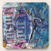 Dessous-de-verre Jours Abstraits (Devant)