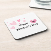 Dessous-de-verre Joyeuse 1ère Fête des mères sur un (Côté gauche)