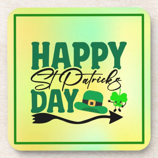 Dessous-de-verre Joyeuse Saint-Patrick (Devant)