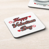 Dessous-de-verre Joyeuse Saint-Valentin pour le cadeau (Côté gauche)