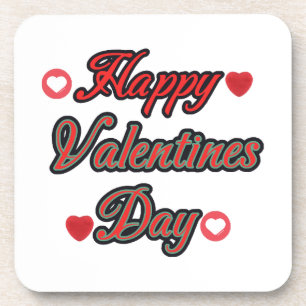 Dessous-de-verre Joyeuse Saint-Valentin pour le cadeau