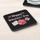 Dessous-de-verre Joyeuse Saint-Valentin Sois Mienne Cœurs Mignons (Côté gauche)