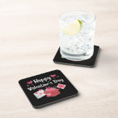Dessous-de-verre Joyeuse Saint-Valentin Sois Mienne Cœurs Mignons (Côté Droit)