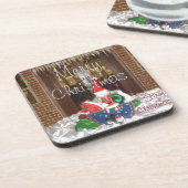 Dessous-de-verre Joyeuses vacances de Noël loin de la maison Inspir (Côté gauche)