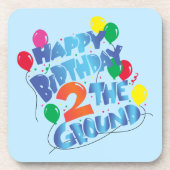 Dessous-de-verre Joyeux anniversaire (Devant)